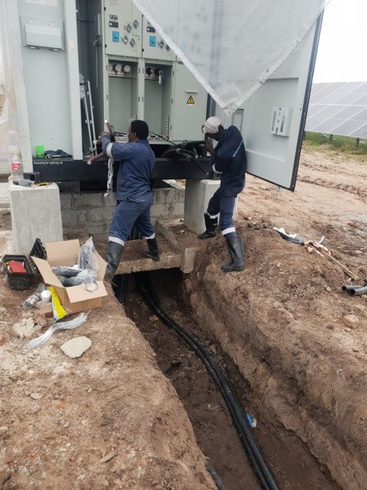 TISOL maintenance team working